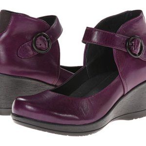 Dansko Rebel Wedge Purple Pump Sz EU 40/US 9.5